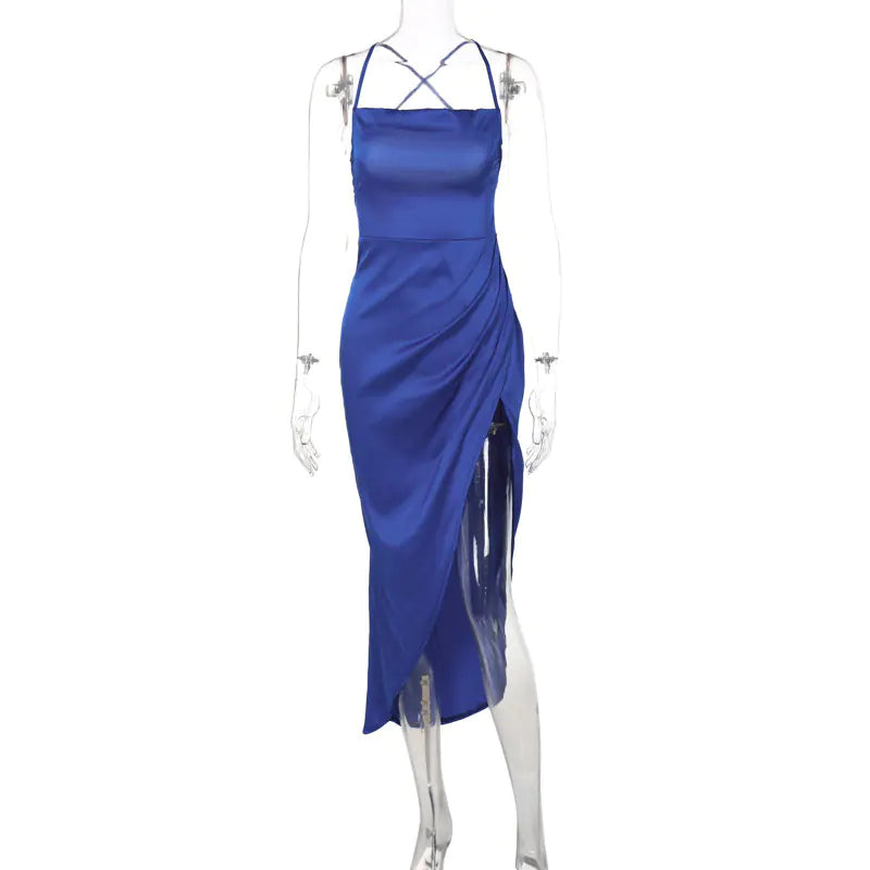 New Women's Fashion Sexy High-Slit Dress in Stock
