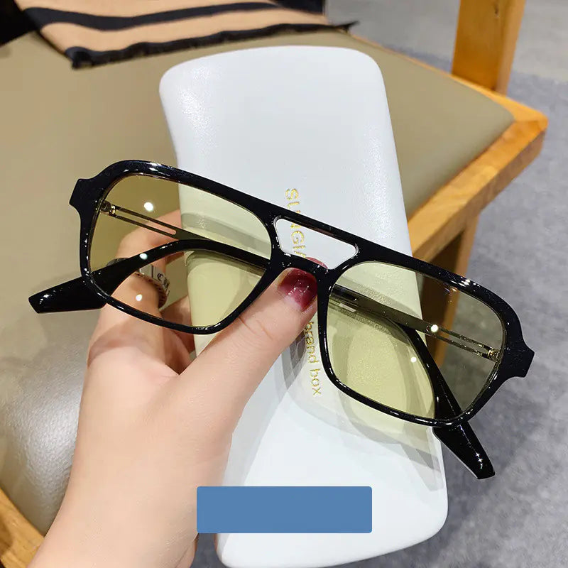 Hollow Trend Sunglasses – Unisex Fashion Oval Frame
