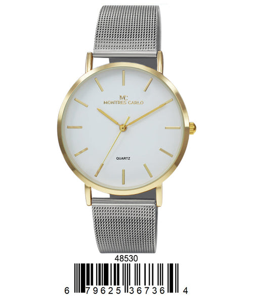 Elegant Milano Women’s Quartz Watch – Rose Gold Mesh Strap