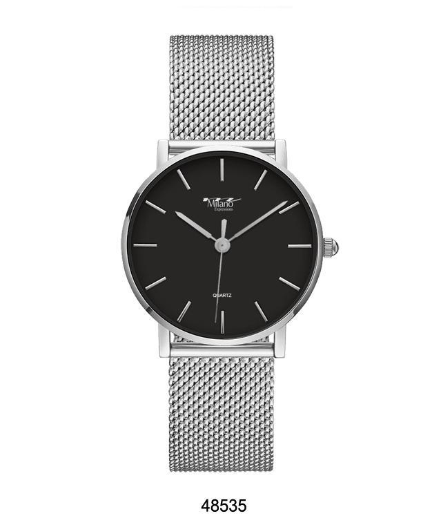 Elegant Milano Women’s Quartz Watch – Rose Gold Mesh Strap