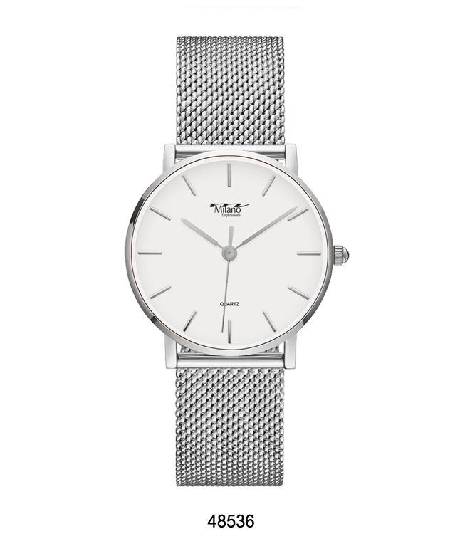 Elegant Milano Women’s Quartz Watch – Rose Gold Mesh Strap