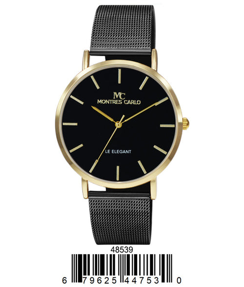Elegant Milano Women’s Quartz Watch – Rose Gold Mesh Strap