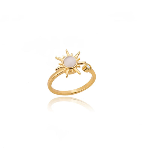 316L Stainless Steel Rings for Women Gold Color Never Fade Luxury