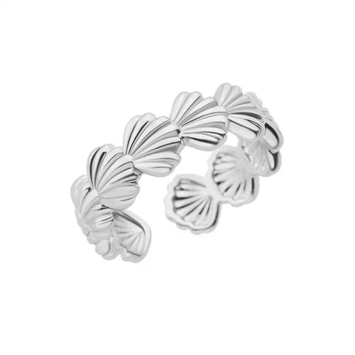 316L Stainless Steel Rings for Women Gold Color Never Fade Luxury