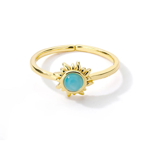 316L Stainless Steel Rings for Women Gold Color Never Fade Luxury