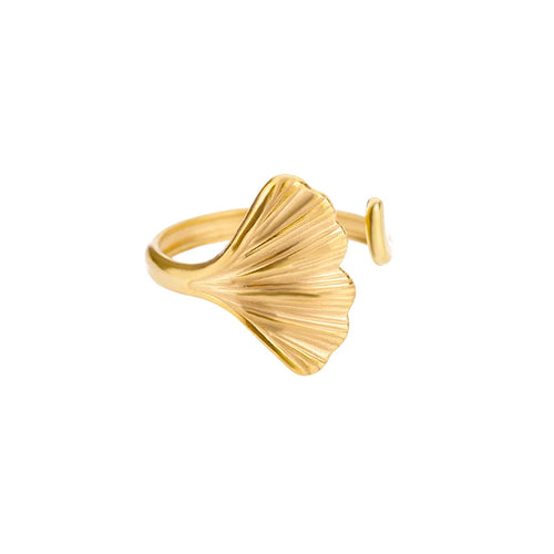 316L Stainless Steel Rings for Women Gold Color Never Fade Luxury