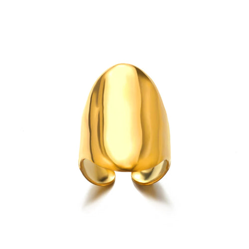 316L Stainless Steel Rings for Women Gold Color Never Fade Luxury