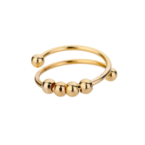316L Stainless Steel Rings for Women Gold Color Never Fade Luxury
