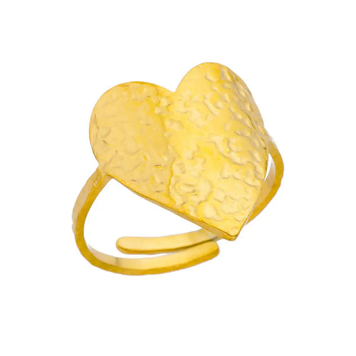 316L Stainless Steel Rings for Women Gold Color Never Fade Luxury