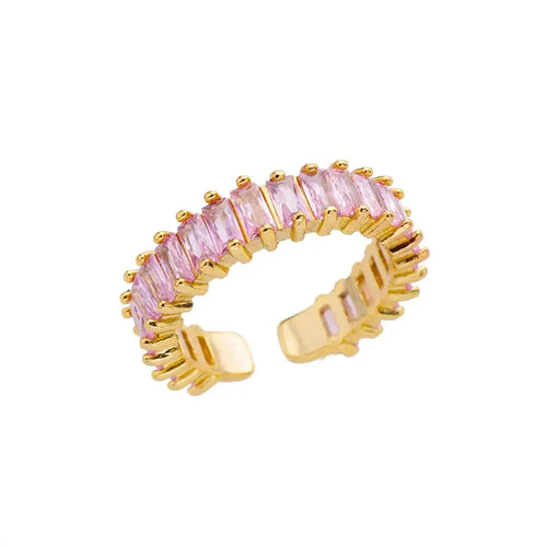 316L Stainless Steel Rings for Women Gold Color Never Fade Luxury