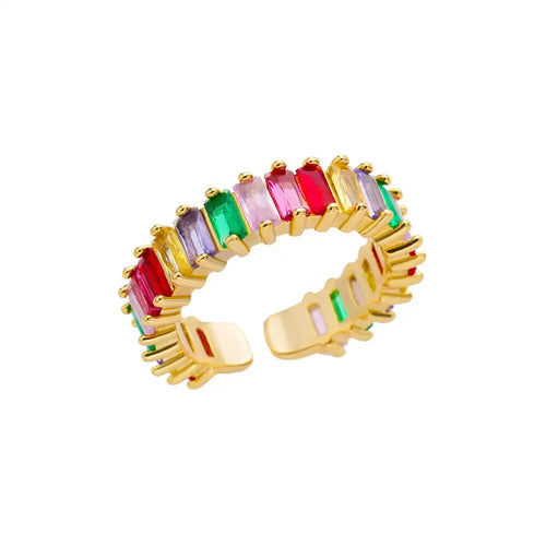 316L Stainless Steel Rings for Women Gold Color Never Fade Luxury