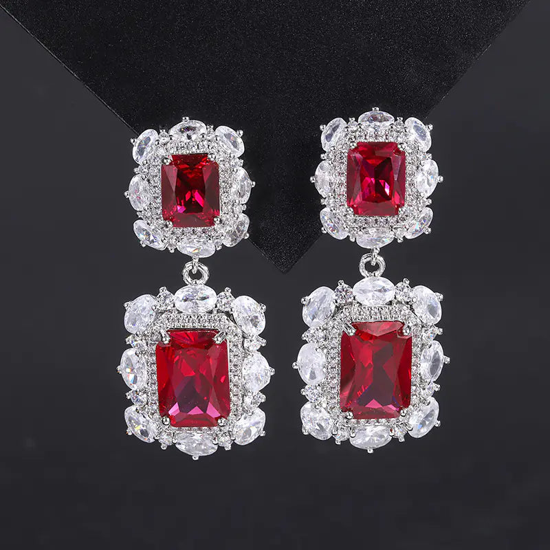 S925 Silver Needle Simulation Jewelry Accessory Set