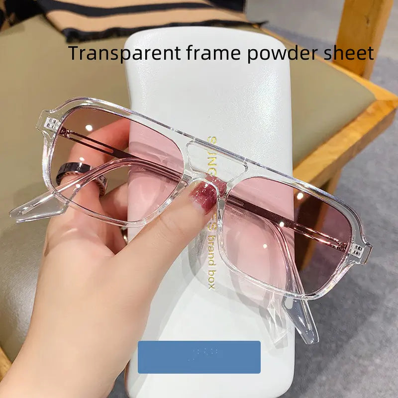 Hollow Trend Sunglasses – Unisex Fashion Oval Frame